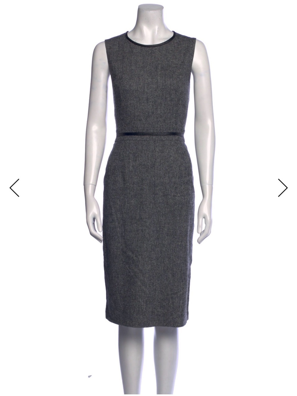 Gerard Darel Sleeveless Sheath Dress woven